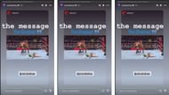 Andrade corrects the RAW announcer on Instagram.